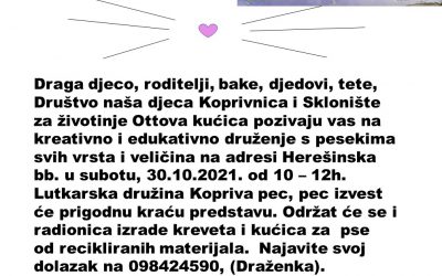 Projekt Dijete prijatelj životinja, sklonište za životinje Ottova kučica
