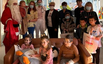 Djed Mraz u koprivničkoj bolnici